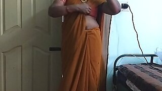 tamil nadu aunty remove saree of suganya