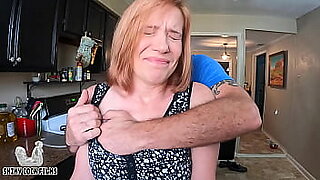 blonde busty busines german mom has caught son