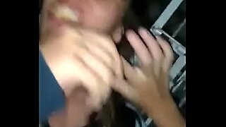 slutty and horny college chick sucking dicks anf fucking right in the nighr club