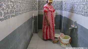 indian uncle aunty bathroom dick made sex