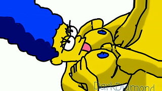 bart y marge simspson