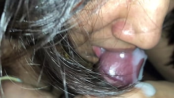my sister sleep cum in mouth